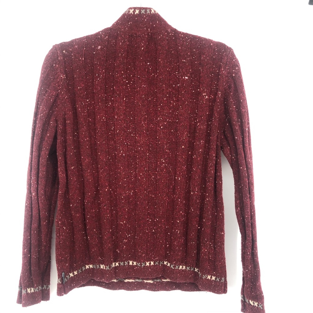 π Woolrich Ruby Heather Ribbed Sweater Pullover - Picture 3 of 9